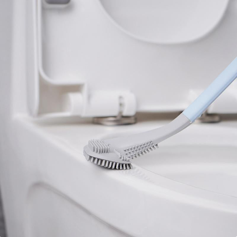 Aan de muur bevestigde toiletborstel — hygiënisch ontwerp voor grondige reiniging
