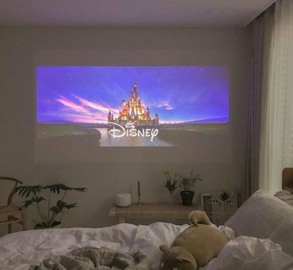 HighPeak-miniprojector - draagbaar, met ingebouwde luidsprekers