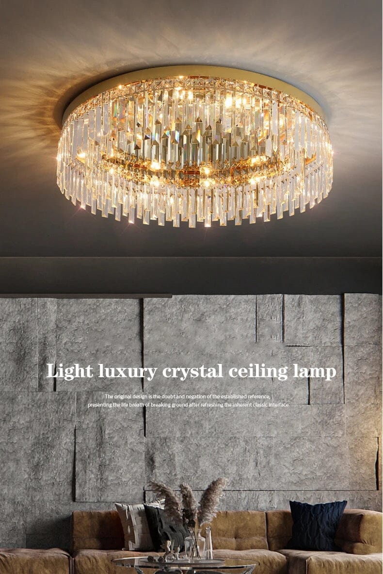 Lumen Arc Chandelier Series — Silver and Gold Finish Options