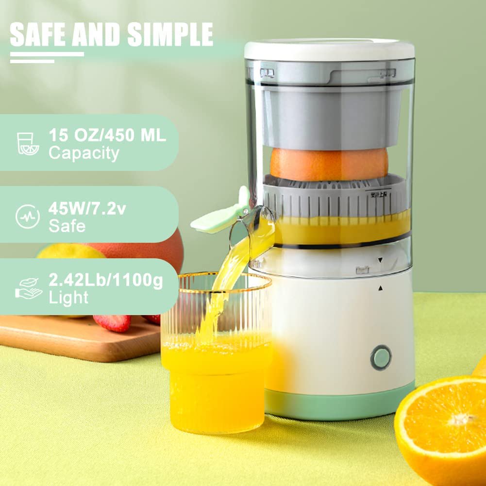 Portable USB Rechargeable Juicer — Compact, Easy-Clean Design