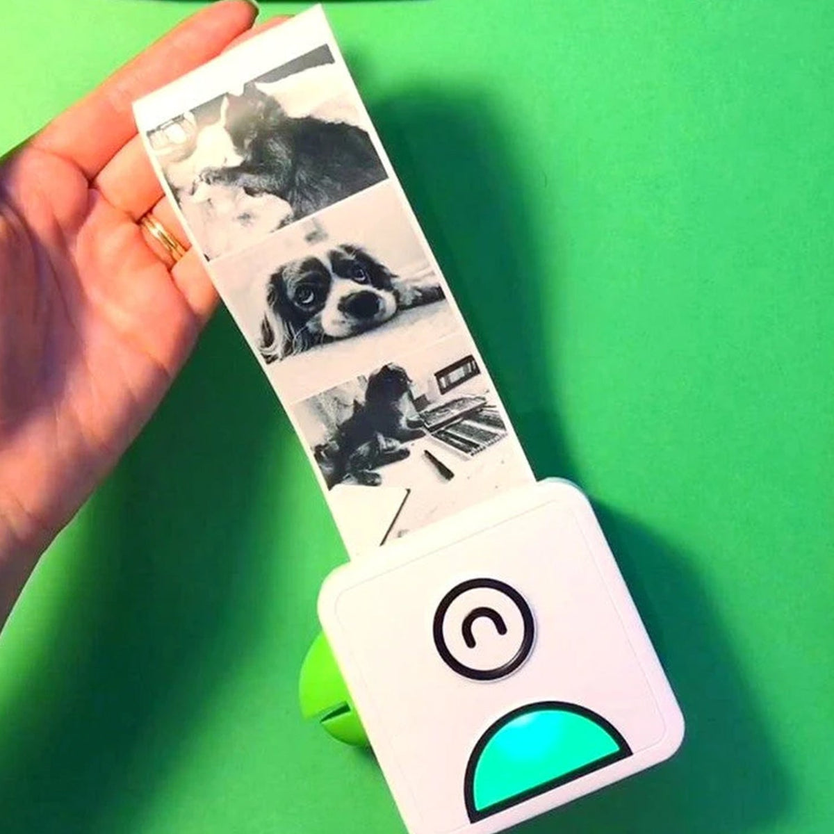 Mini-imprimante de poche sans encre - imprimante photo Bluetooth, longue autonomie