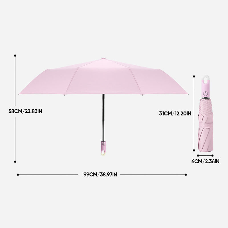Guarda-chuva de abertura automática — Repelente de água, estrutura duradoura e pega confortável