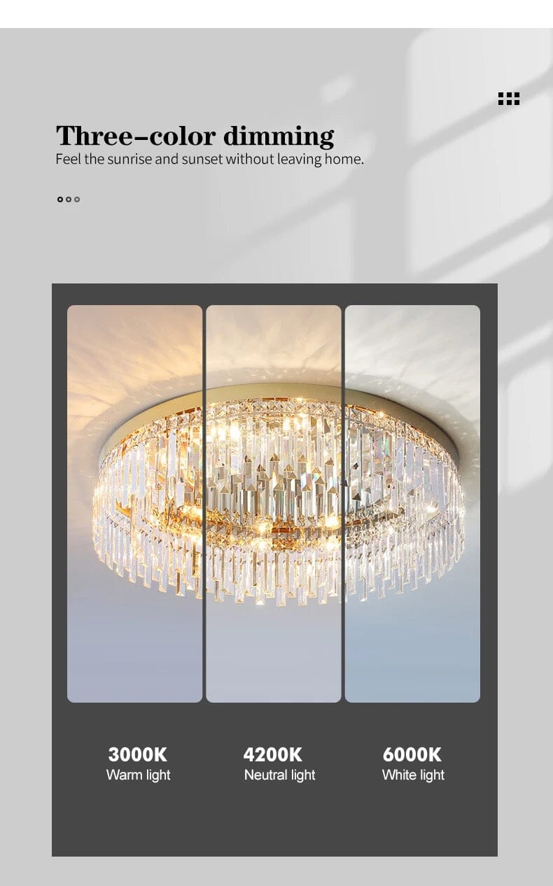 Lumen Arc Chandelier Series — Silver and Gold Finish Options