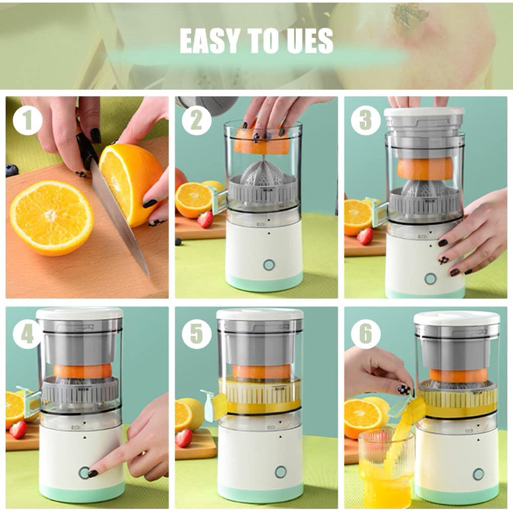 Portable USB Rechargeable Juicer — Compact, Easy-Clean Design