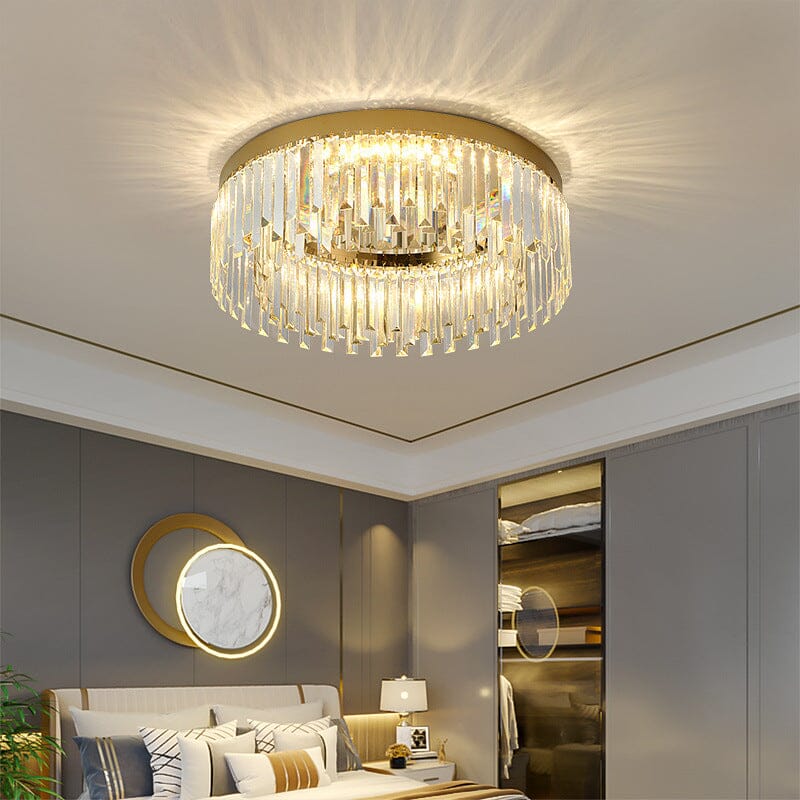 Lumen Arc Chandelier Series — Silver and Gold Finish Options