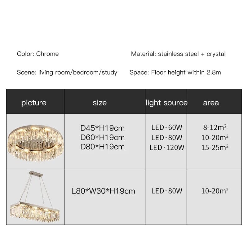Lumen Arc Chandelier Series — Silver and Gold Finish Options