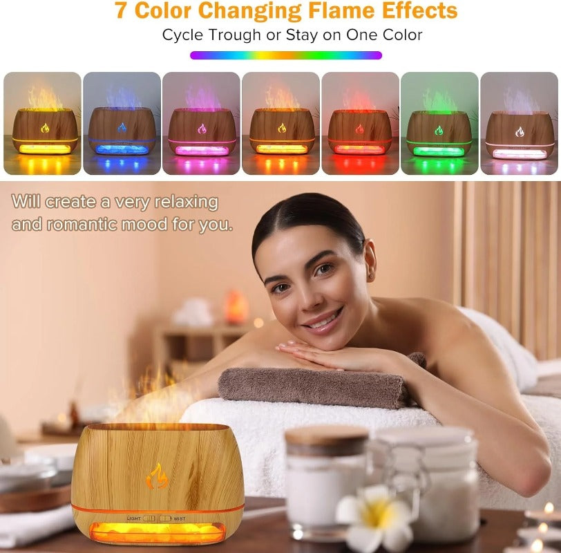 Lampă cu sare de Himalaya — Lumină ambientală USB Type-C și purificator de aer