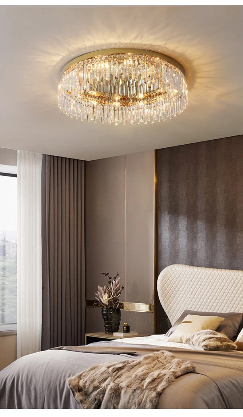 Lumen Arc Chandelier Series — Silver and Gold Finish Options