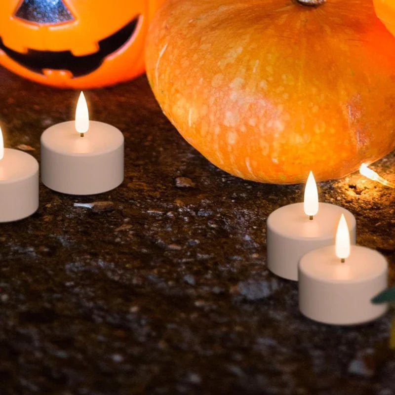 Bougies LED rechargeables avec station de charge USB - Souliia