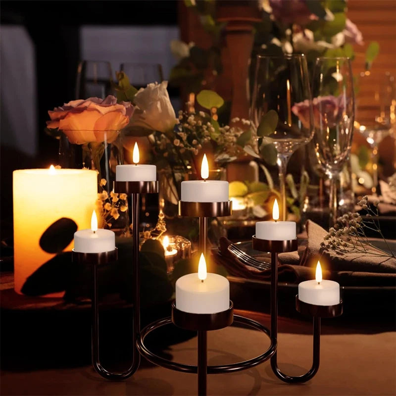 Bougies LED rechargeables avec station de charge USB - Souliia