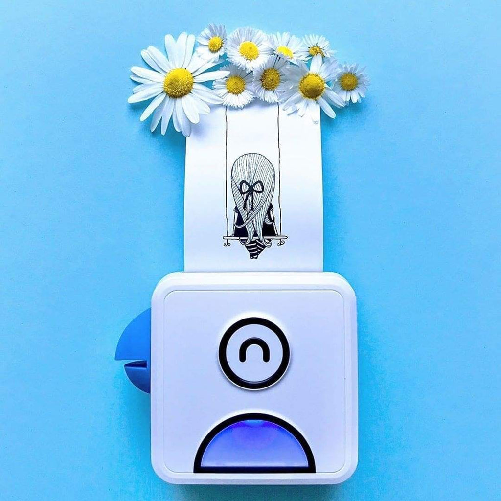 Mini-imprimante de poche sans encre - imprimante photo Bluetooth, longue autonomie