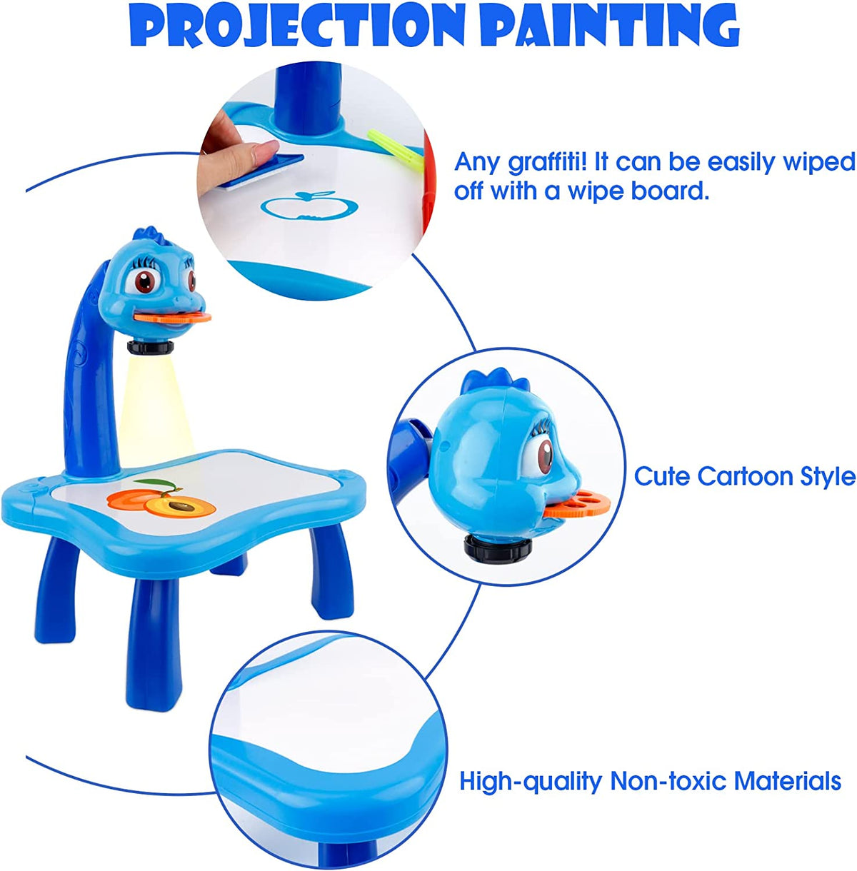 Proiettore artistico LED creativo — Tavoletta da disegno riutilizzabile, diversi motivi