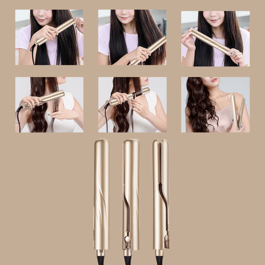 2-in-1-haarstyler - snel opwarmende haartool van salonkwaliteit