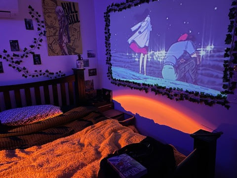 HighPeak-miniprojector - draagbaar, met ingebouwde luidsprekers