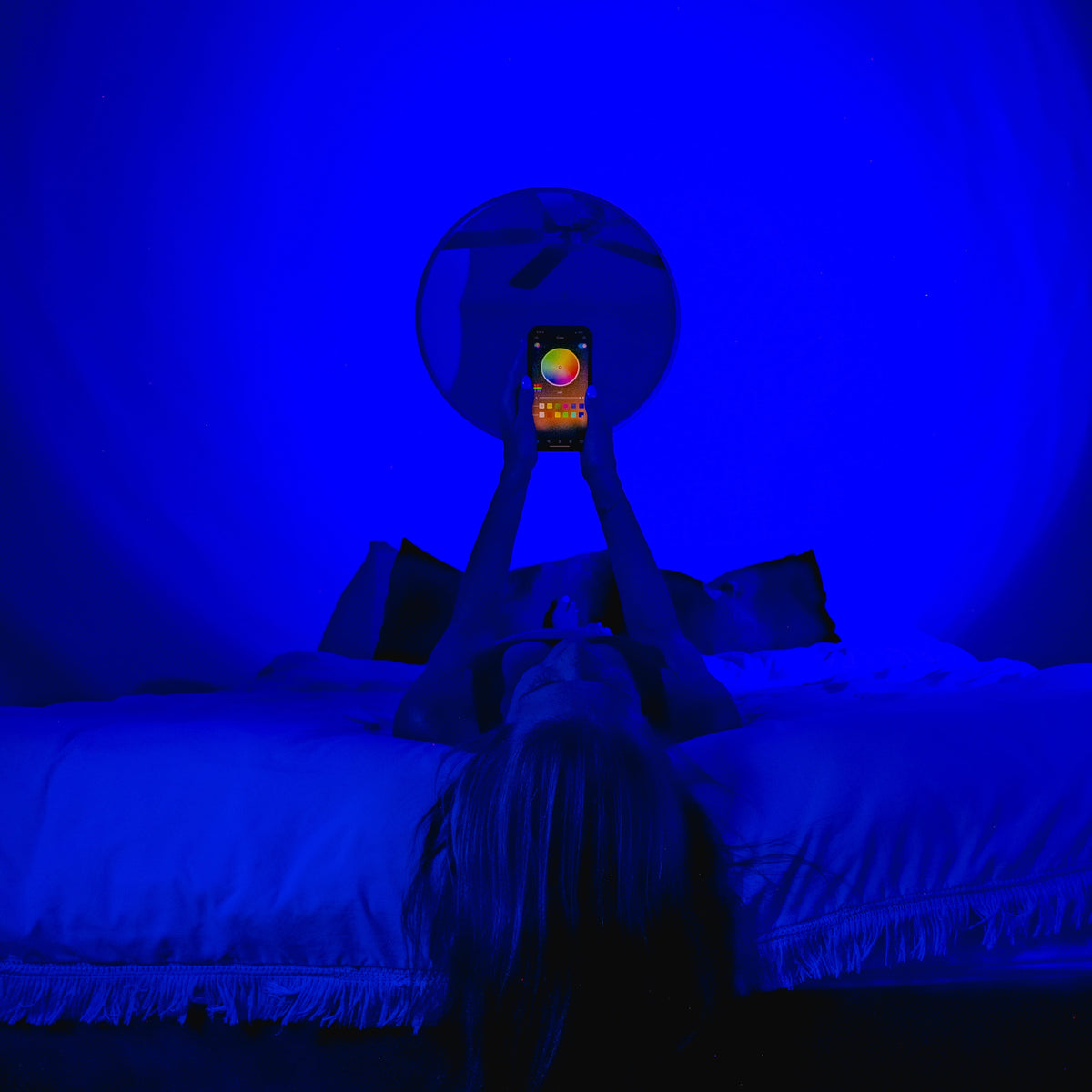 Smart Sunset Lamp Deluxe — appstyret flerfarvet stemningsbelysning