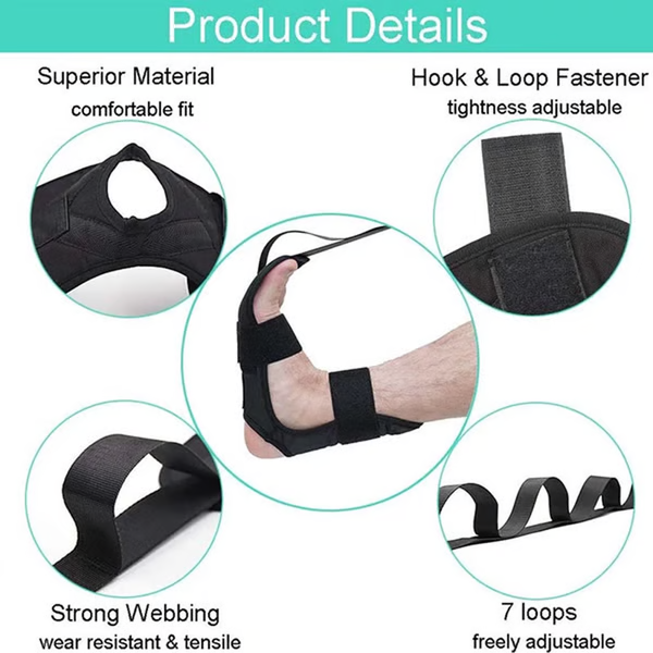 Yoga Stretching Strap — 7-Loop Rehabilitation Training Belt