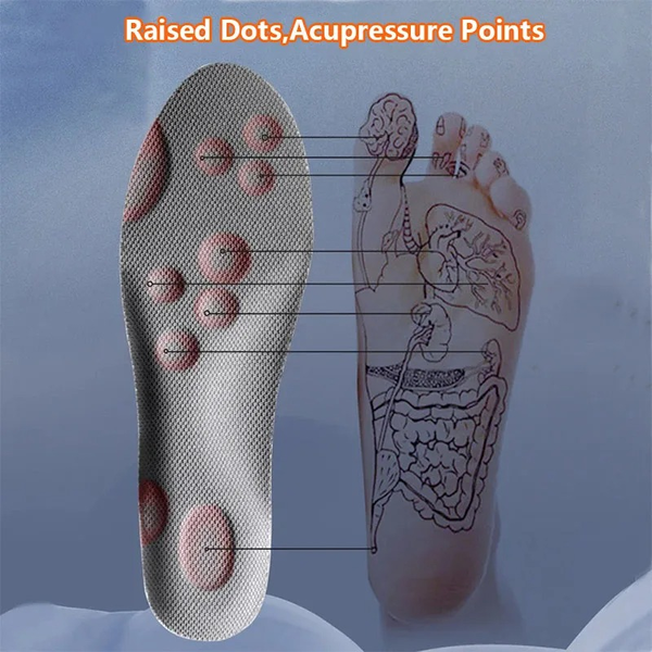 Semelle intérieure avec technologie Cloud 4D — Massage des points d’acupression ultra-doux