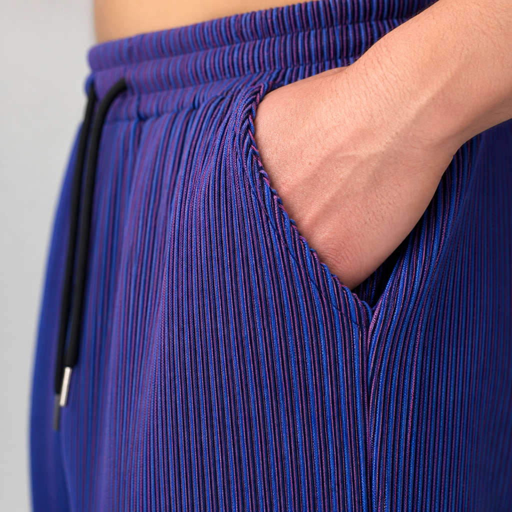VeroStride – Lightweight Pleated Straight-Leg Pants with Drawstring Waist - Souliia