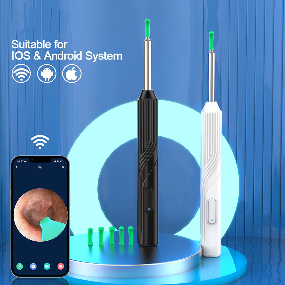 Nettoyeur d'oreilles avec caméra HD - Inspection en direct sur smartphone