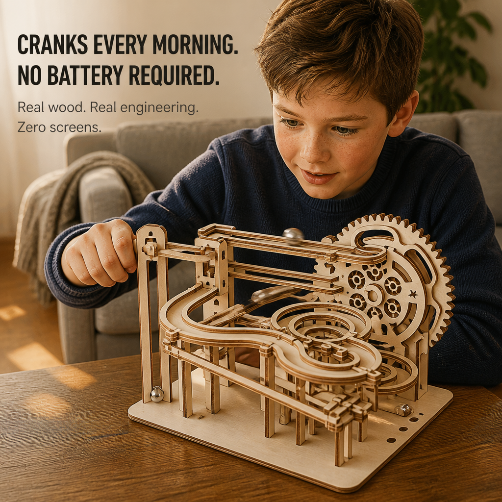 VitalRun — Build a Wooden Marble Run That Survives Past February - Souliia