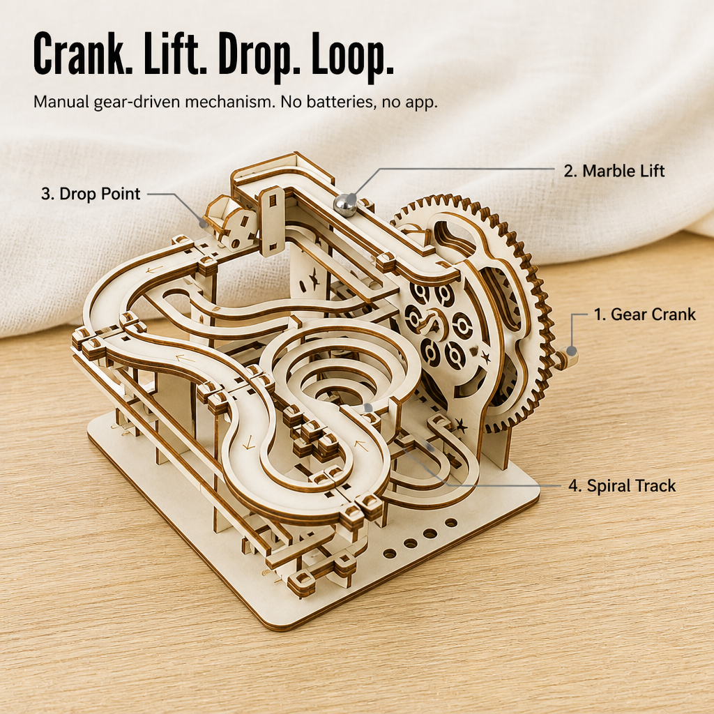 VitalRun — Build a Wooden Marble Run That Survives Past February - Souliia