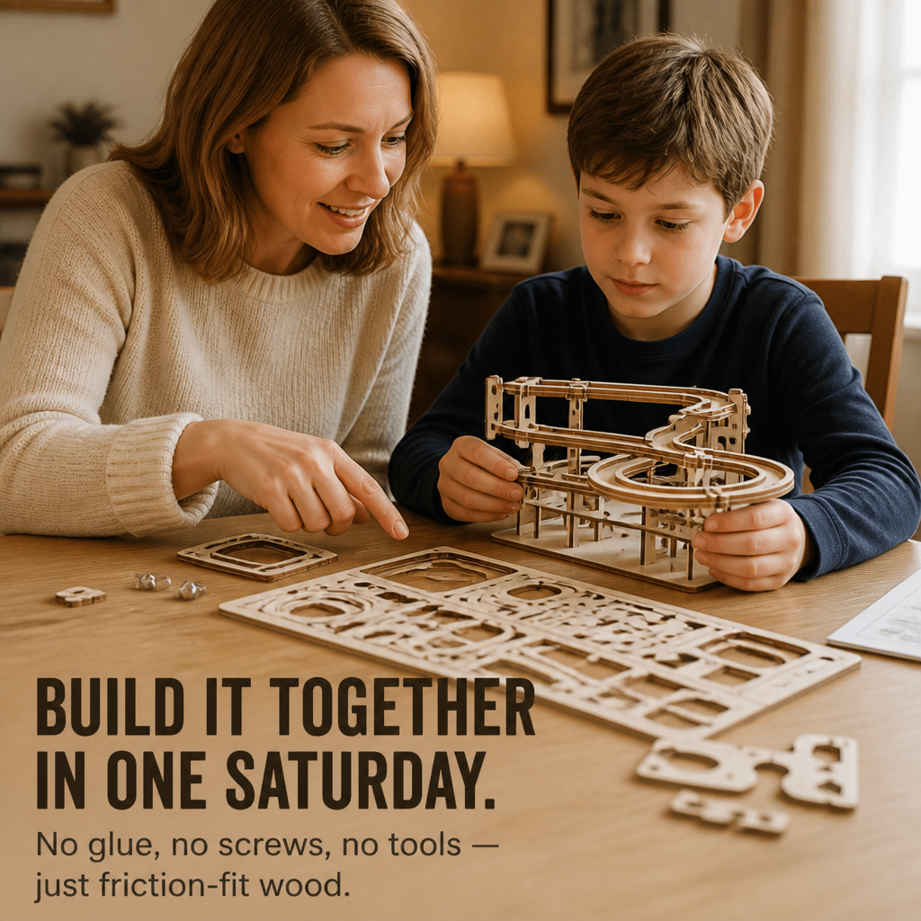 VitalRun — Build a Wooden Marble Run That Survives Past February - Souliia