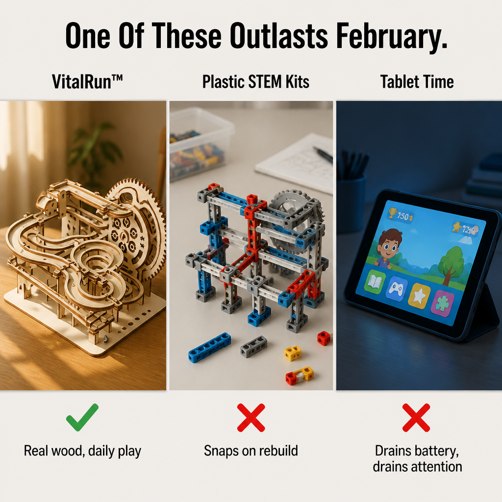 VitalRun — Build a Wooden Marble Run That Survives Past February - Souliia