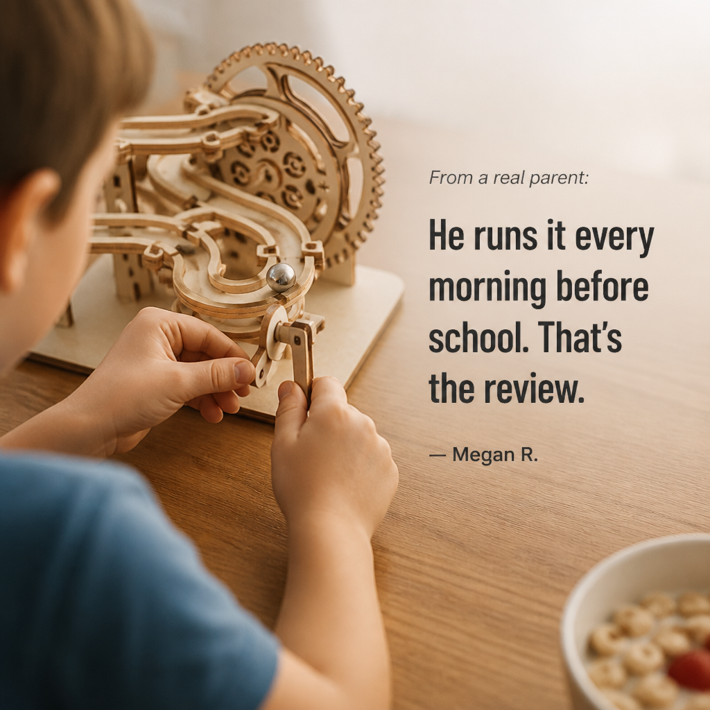 VitalRun — Build a Wooden Marble Run That Survives Past February - Souliia