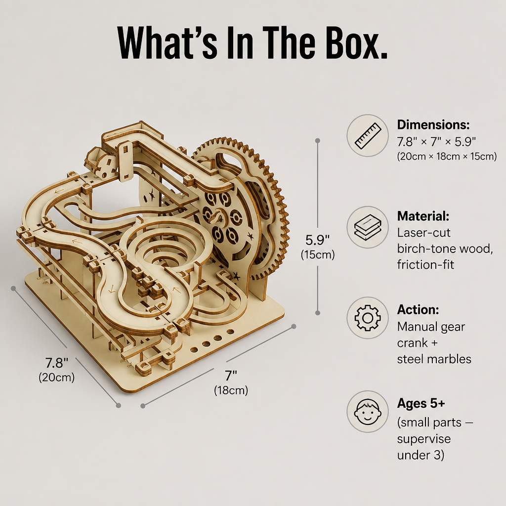 VitalRun — Build a Wooden Marble Run That Survives Past February - Souliia