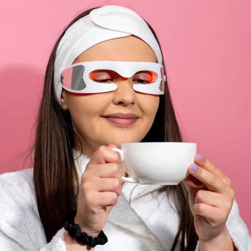Appareil de luminothérapie rouge pour le soin du contour des yeux à domicile - Souliia