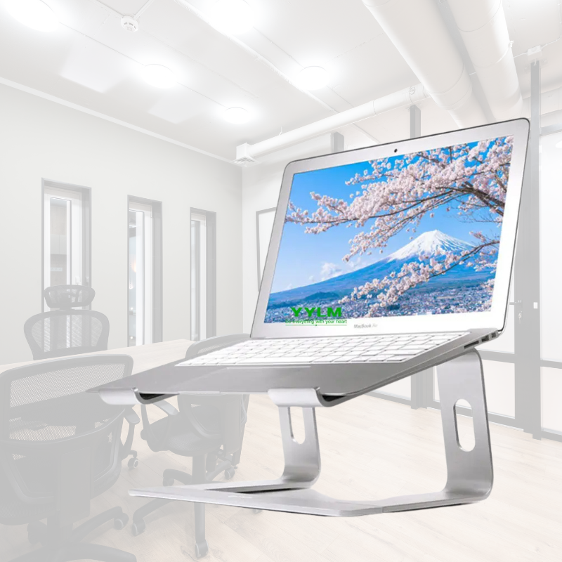 Vertikaler Laptopständer aus Aluminium - Ergonomische Höhenerhöhung