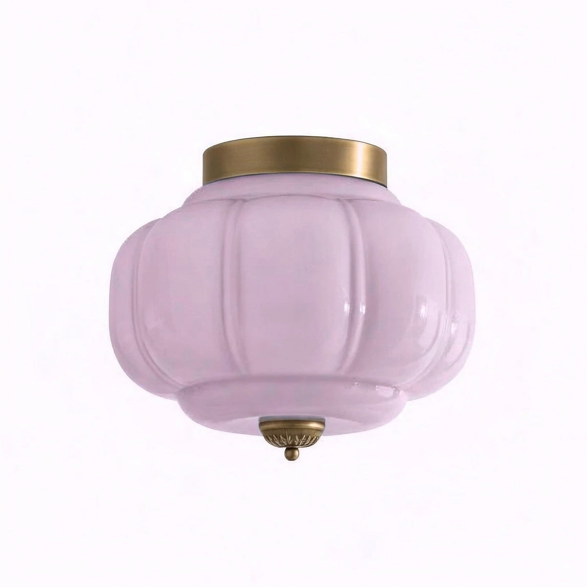 Retro Milk Semi Flush Mount Eloise Ceiling Light | Souliia