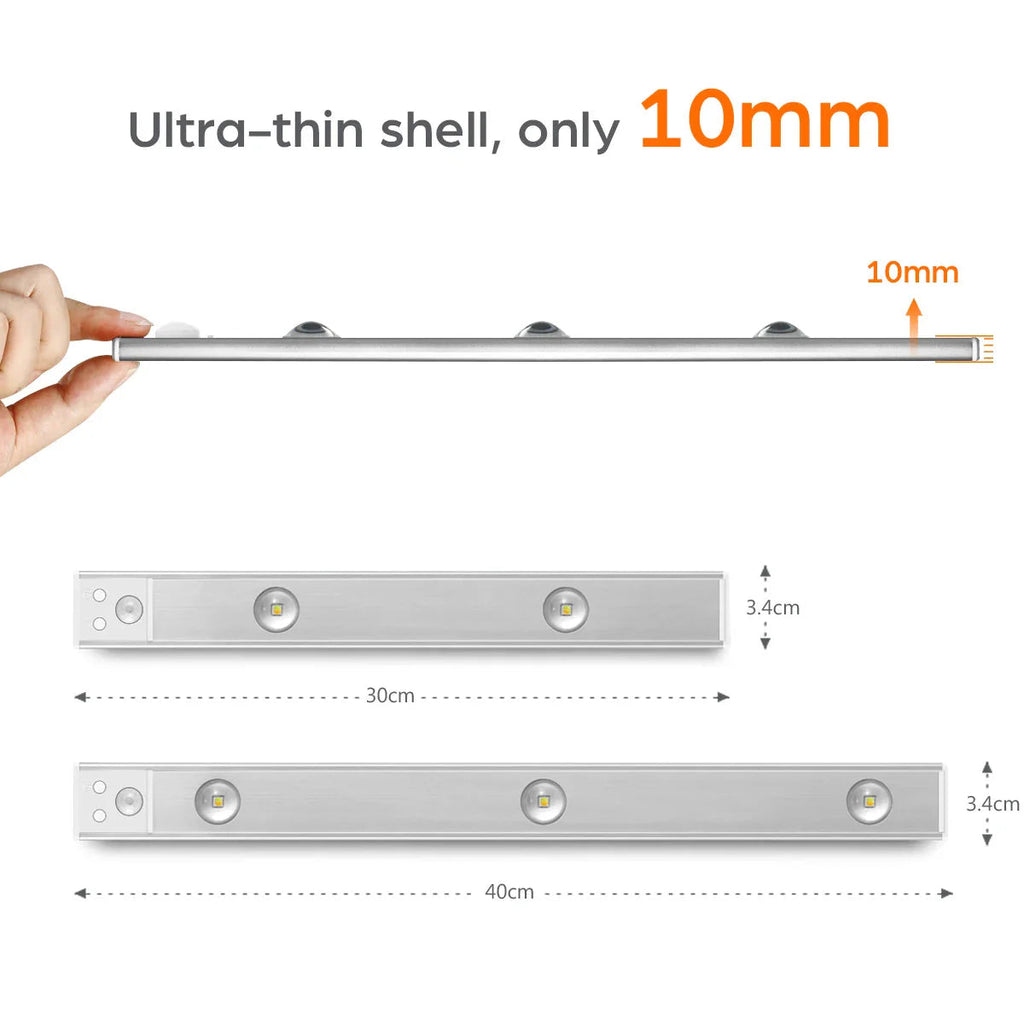 Dobíjecí LED bodové světlo pod skříňku s magnetem - Souliia