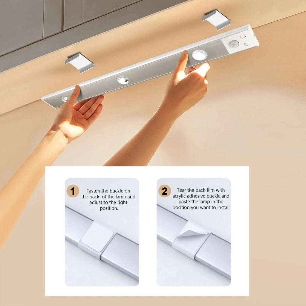 Dobíjecí LED bodové světlo pod skříňku s magnetem - Souliia