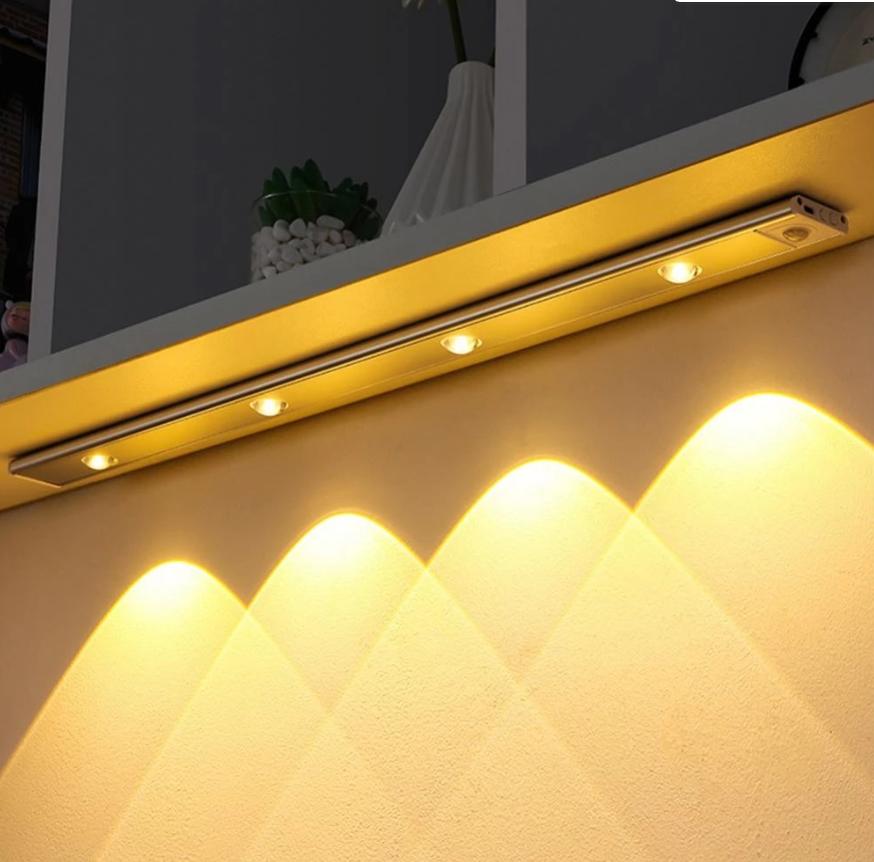 Rechargeable Cordless LED Motion Sensor Lamp — Magnetic Mount