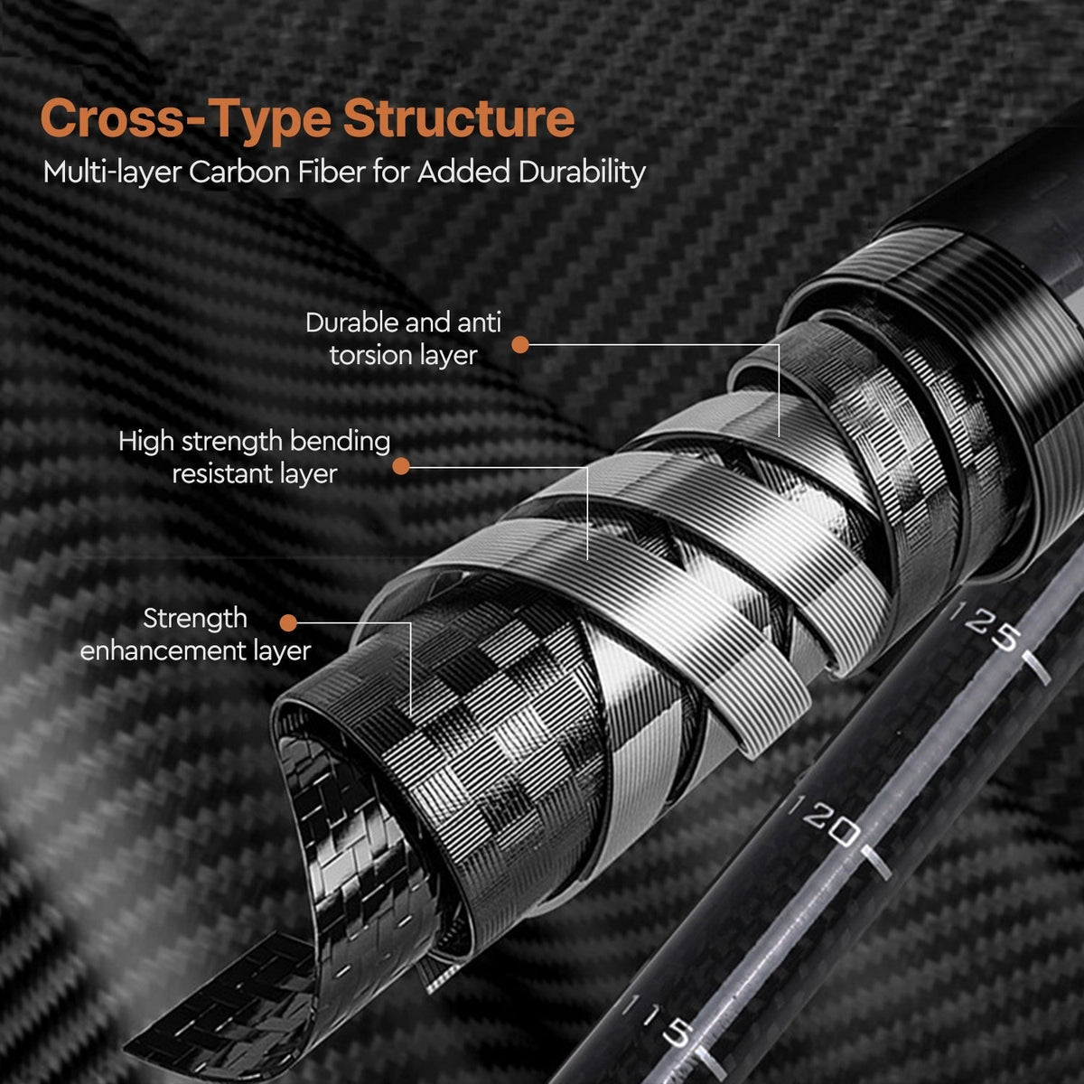 Trekking Pole Made of Carbon Fiber - Souliia