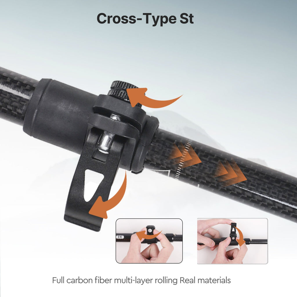 Trekking Pole Made of Carbon Fiber - Souliia