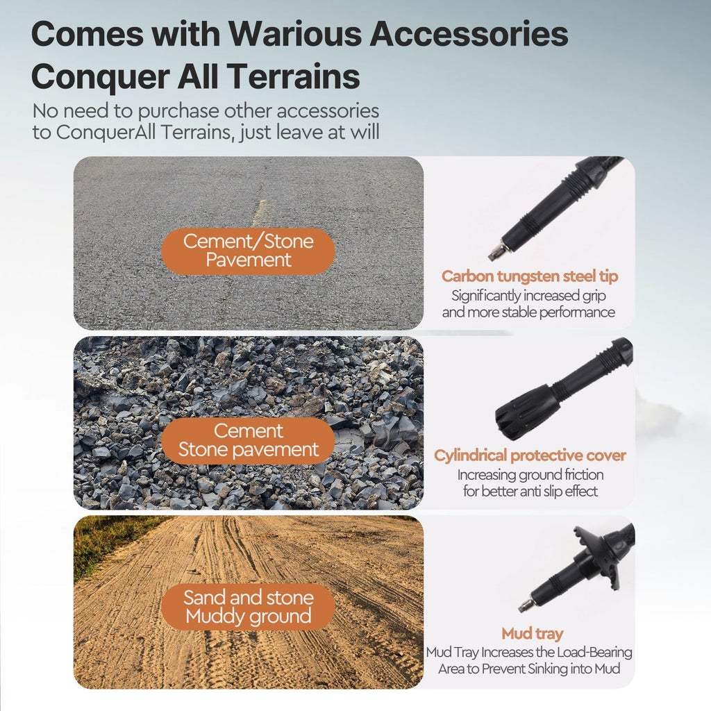 Trekking Pole Made of Carbon Fiber - Souliia