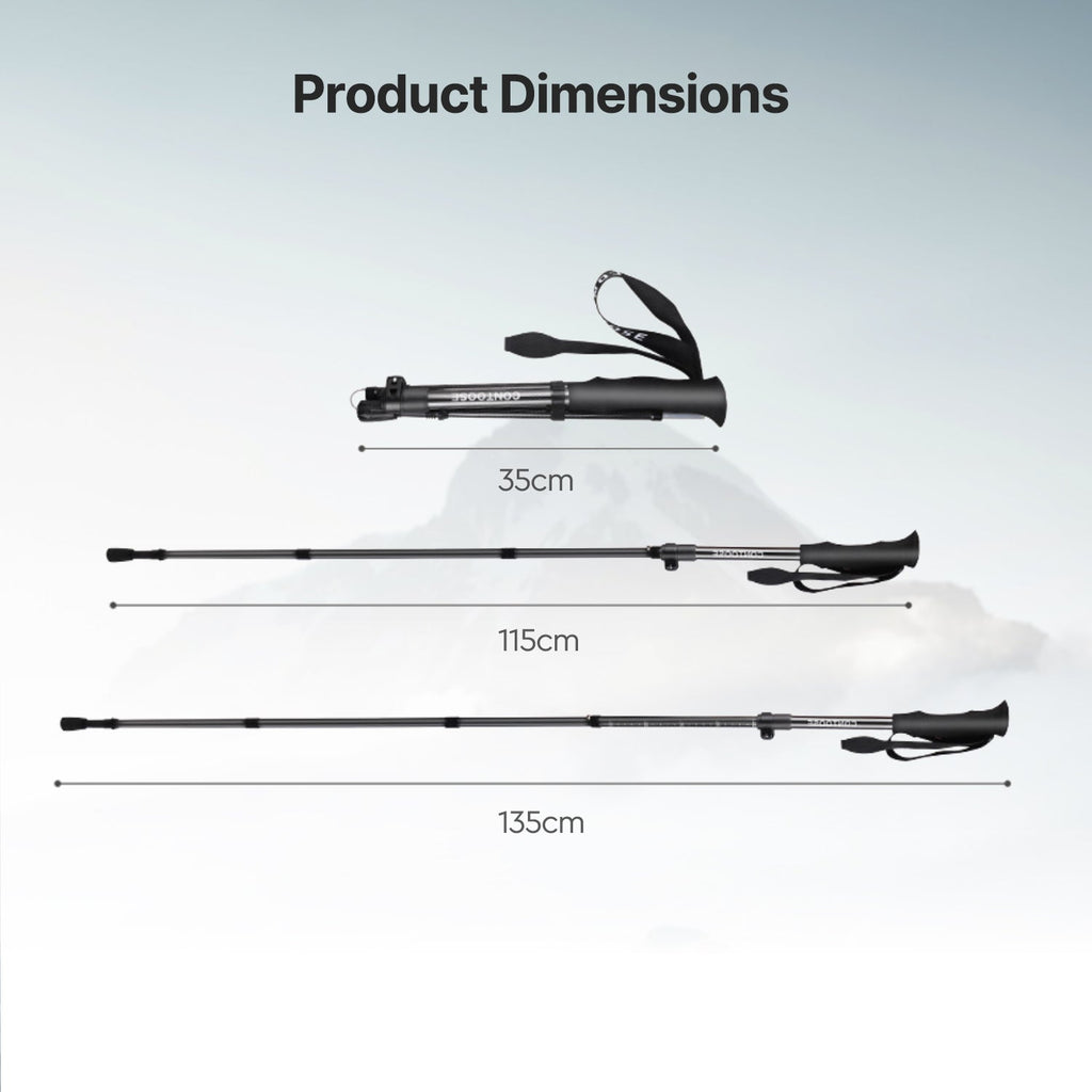 Trekking Pole Made of Carbon Fiber - Souliia