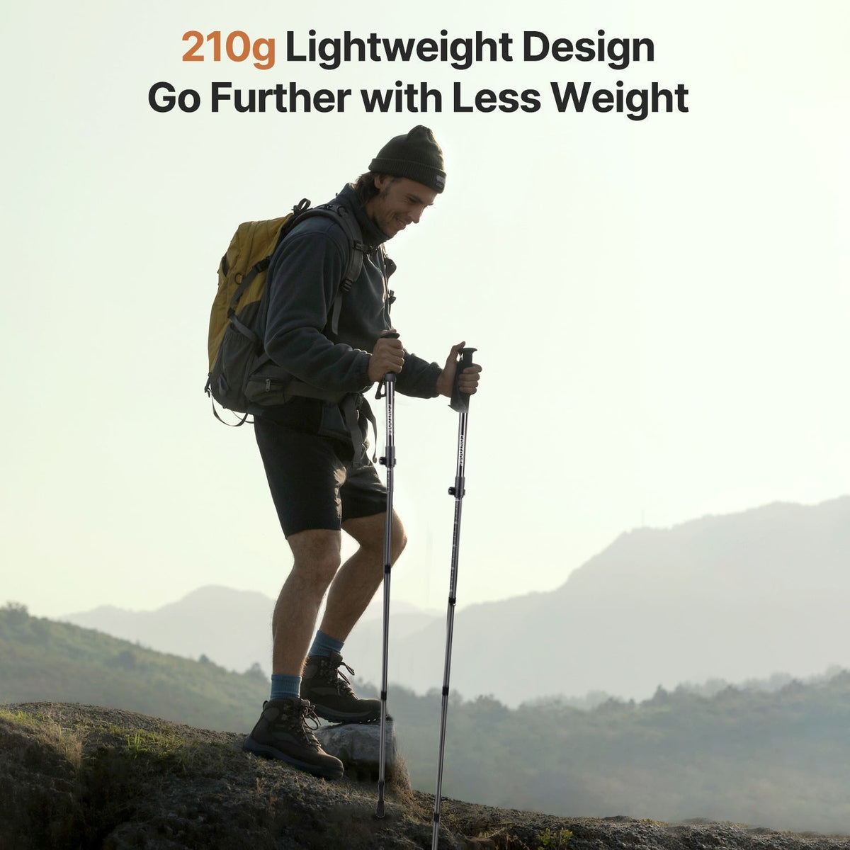 Trekking Pole Made of Carbon Fiber - Souliia