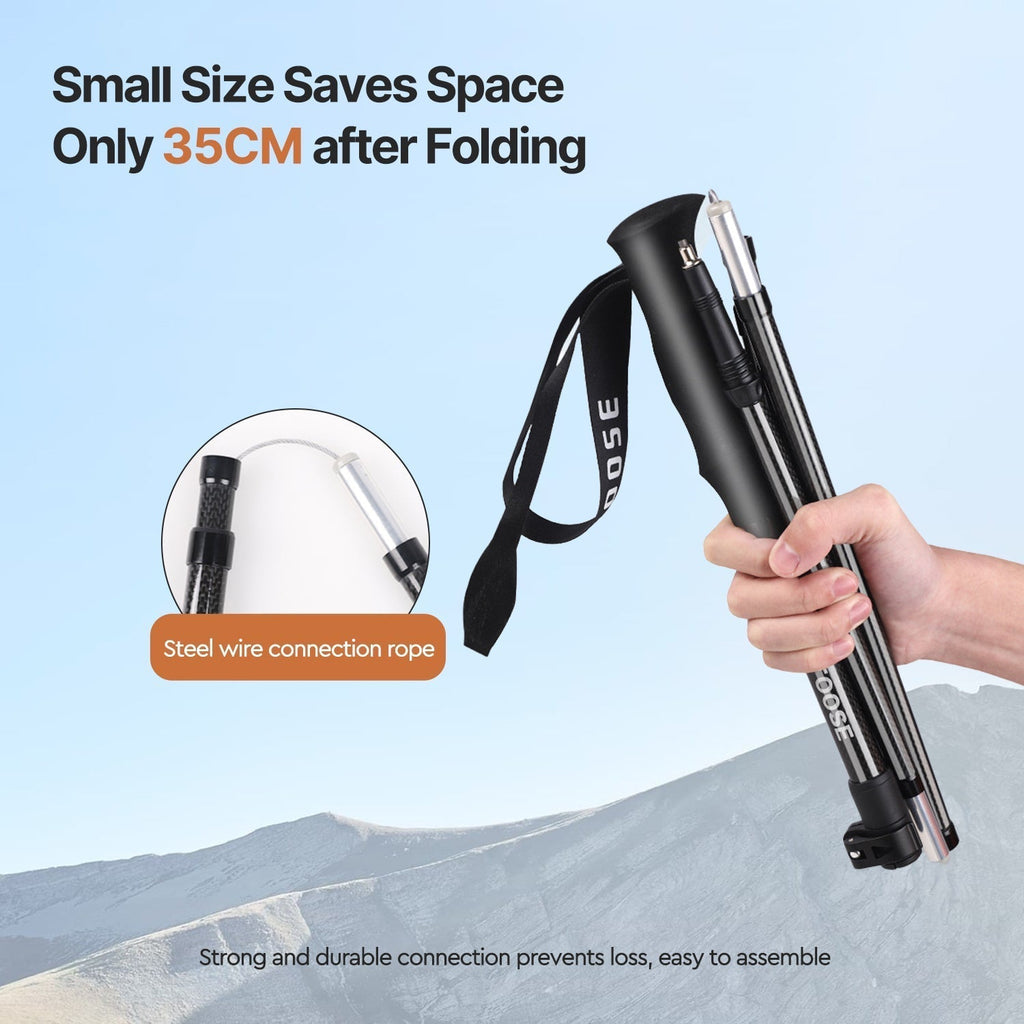Trekking Pole Made of Carbon Fiber - Souliia