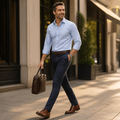 VeroStride – Four-Way Stretch Classic Straight-Leg Pants - Souliia