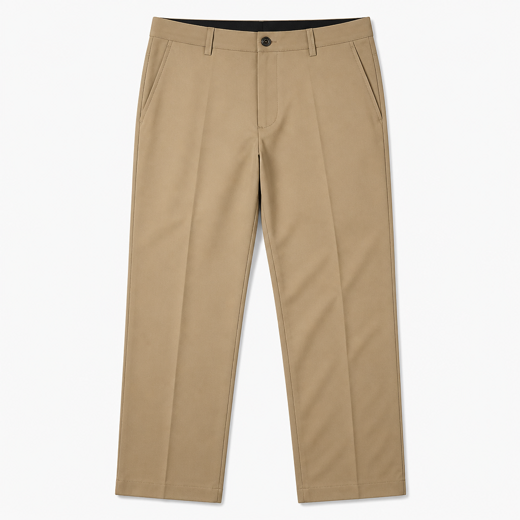 VeroStride – Four-Way Stretch Classic Straight-Leg Pants - Souliia