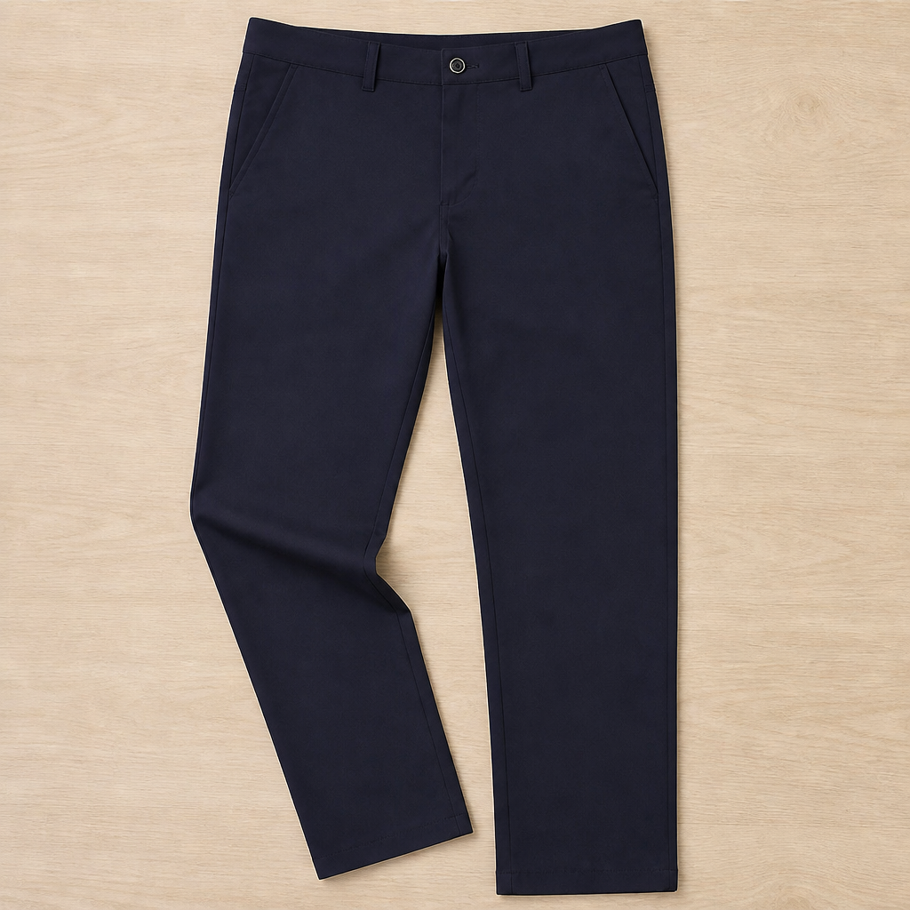 VeroStride – Four-Way Stretch Classic Straight-Leg Pants - Souliia