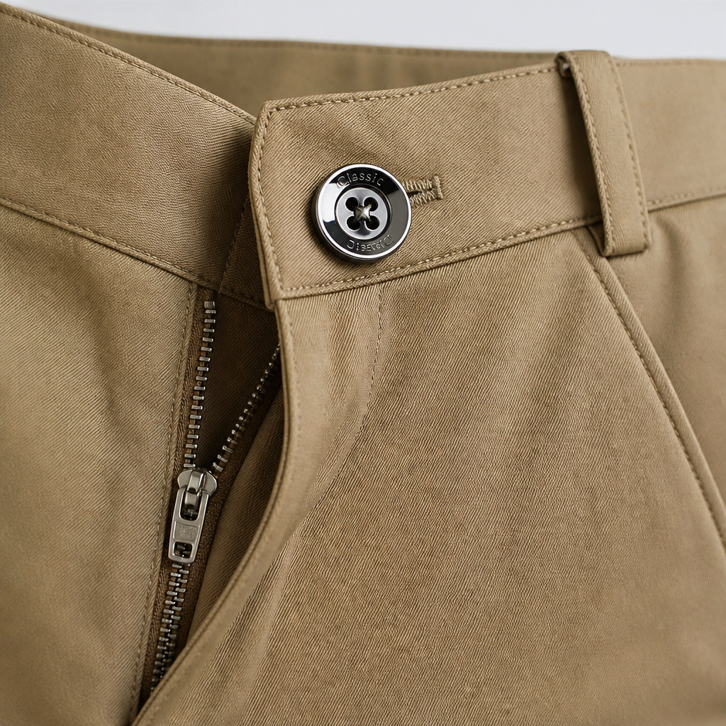 VeroStride – Four-Way Stretch Classic Straight-Leg Pants - Souliia