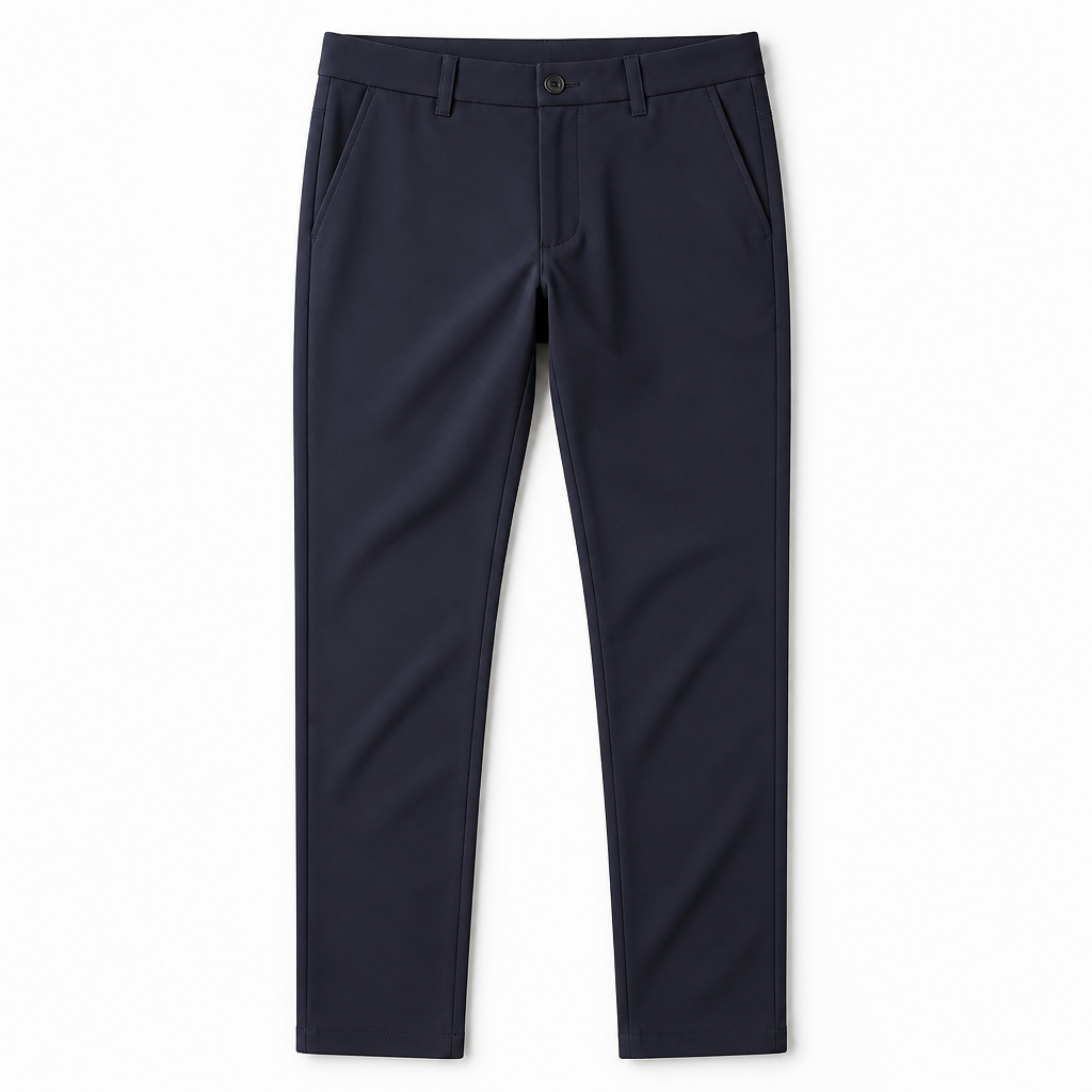 VeroStride – Four-Way Stretch Classic Straight-Leg Pants - Souliia