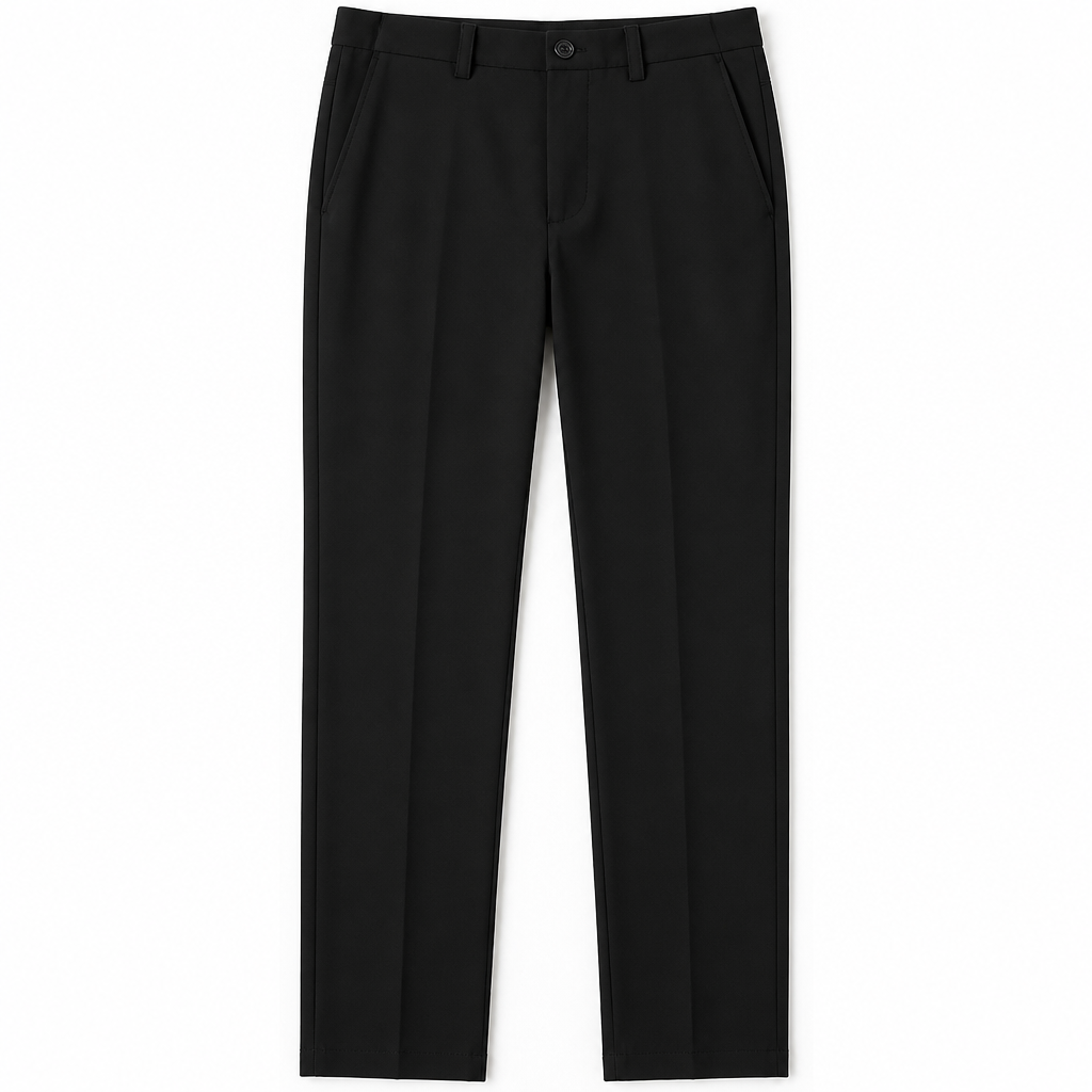 VeroStride – Four-Way Stretch Classic Straight-Leg Pants - Souliia