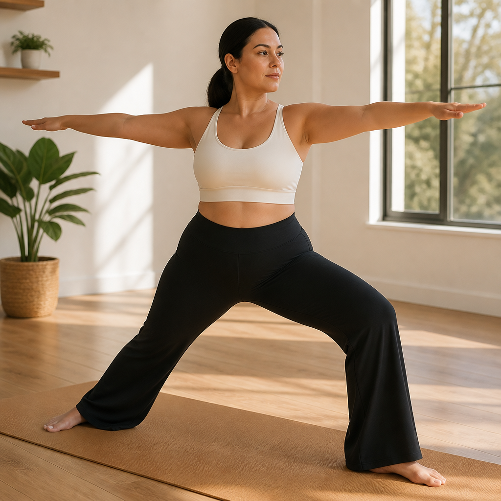 VestaLoom – Buttery-Soft High-Waist Wide-Leg Flare Yoga Pants - Souliia