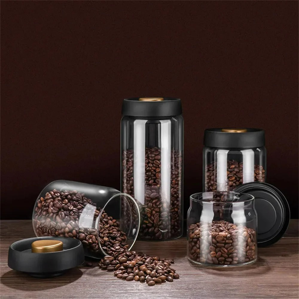 Sealed Storage Canister for Coffee Beans – Airtight Container for Freshness - Souliia