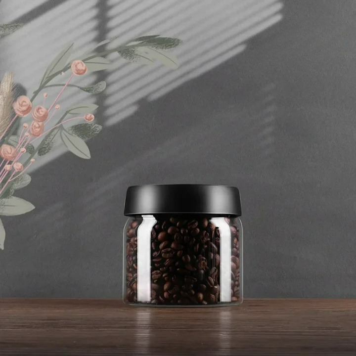 Sealed Storage Canister for Coffee Beans – Airtight Container for Freshness - Souliia